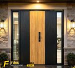 Pintu Depan Minimalis 2 Pintu Salur Mewah