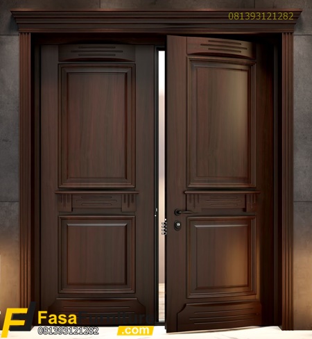 Pintu Kayu Jati Tpk Kupu Tarung Mewah