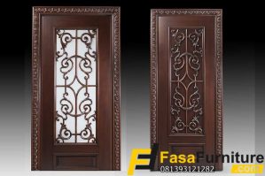 Desain Daun Pintu Klasik Elegan