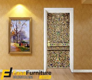 Desain Pintu Kamar Rumah Mewah Royal Ukiran Jepara