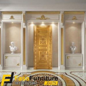 Kusen Pintu Rumah Mewah Model Ukiran Klasik Eropa