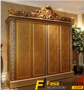 Lemari Pakaian 4 Pintu Modern
