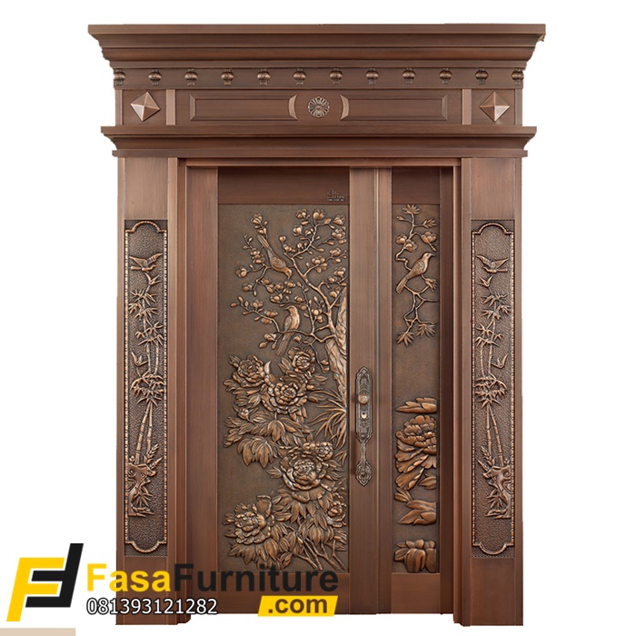 Pintu Utama Klasik Model Ukiran