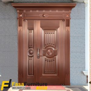 Pintu Kupu Tarung Kayu Jati
