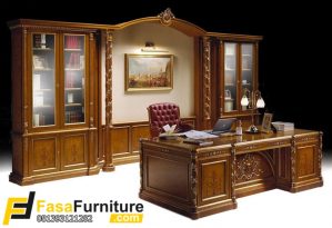 Set Meja Kantor Mewah Klasik Eropa