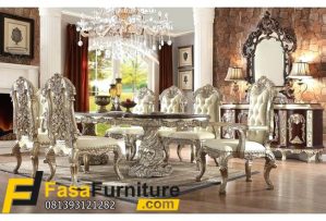 Set Meja Makan Turki Ukiran FF-95