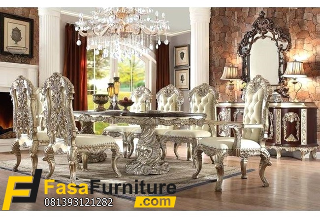 Set Meja Makan Turki Ukiran FF-95