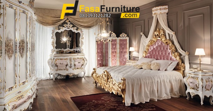 Set Tempat Tidur Model Ukiran klasik