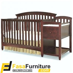 Box Bayi Model Minimalis Kayu Jati