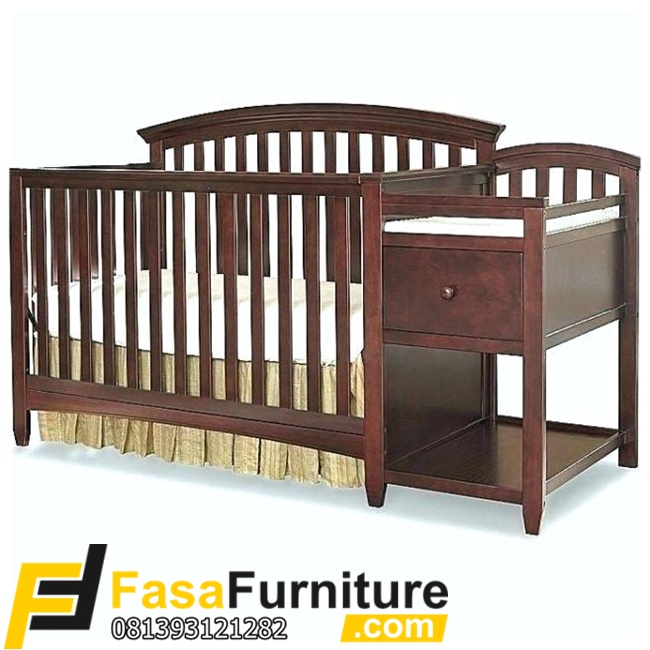 Box Bayi Model Minimalis Kayu Jati