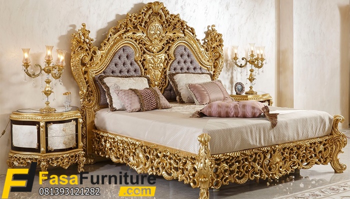 Desain Tempat Tidur Royal Ukiran Jepara