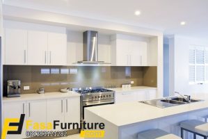 Kitchen Set Putih Minimalis Desain Klasik