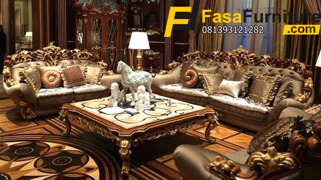 Kursi Tamu Sofa Royal Ukiran Eropa