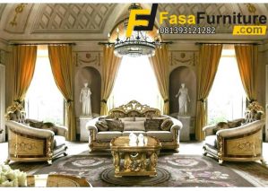 Set Kursi Tamu Sofa Itali Elegan