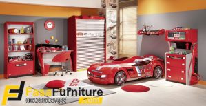 Set Tempat Tidur Anak Model Mobil Sport