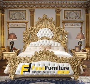 Tempat Tidur Royal Ukiran Mewah