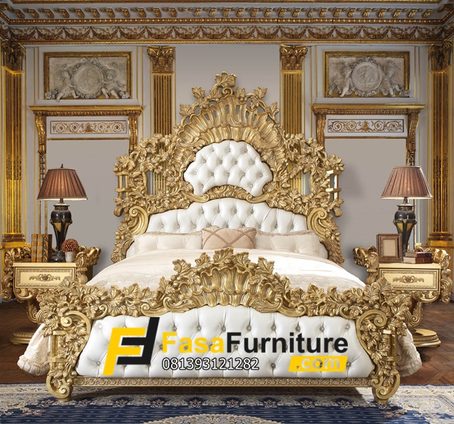 Tempat Tidur Royal Ukiran Mewah