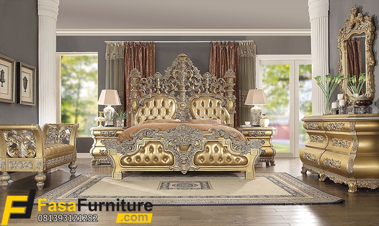 Set Kamar Tidur Pengatin Royal Ukiran