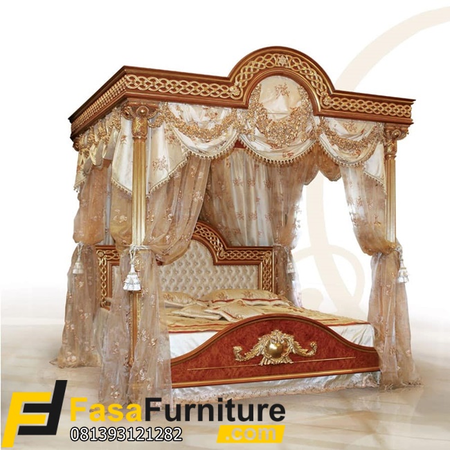Tempat Tidur Model Kanopi Modern