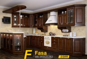Bentuk Kitchen Set Klasik Minimalis Sudut L