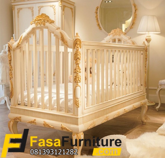 Model Ukiran  Tempat Tidur Bayi Mama