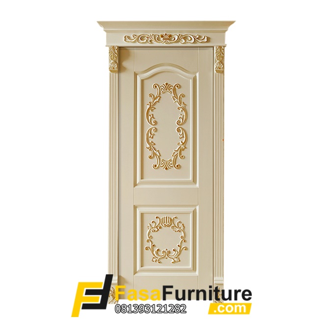 Pintu Kamar Klasik Ukiran Mewah