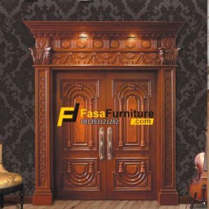 Pintu Rumah Elite Kayu Jati Ukir