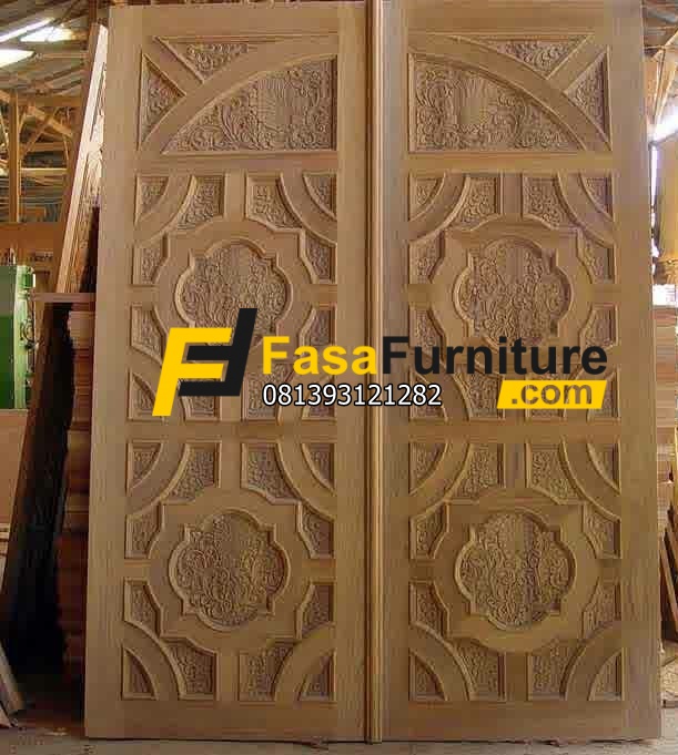 Pintu Utama Model Ukiran Klasik FF-336