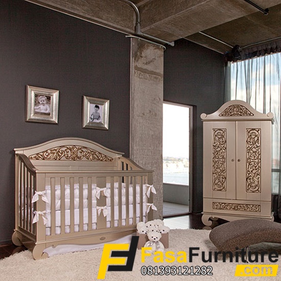Set Tempat Tidur Bayi Elegan