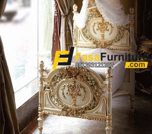 Tempat Tidur Bayi Ukiran Mewah FF-348