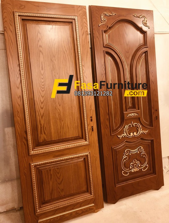 Jual Pintu Kamar Mewah Model Minimalisan Dan Ukiran Klasik