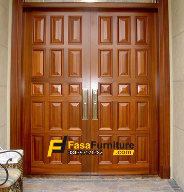 Pintu Rumah Minimalis Kayu Jati Super