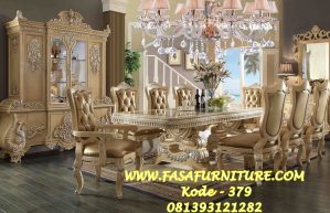 Set Meja Makan Manohara Klasik Itali