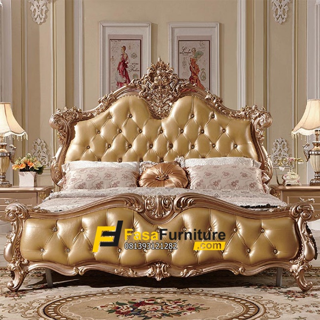 Tempat Tidur Modern Ukiran Shantik