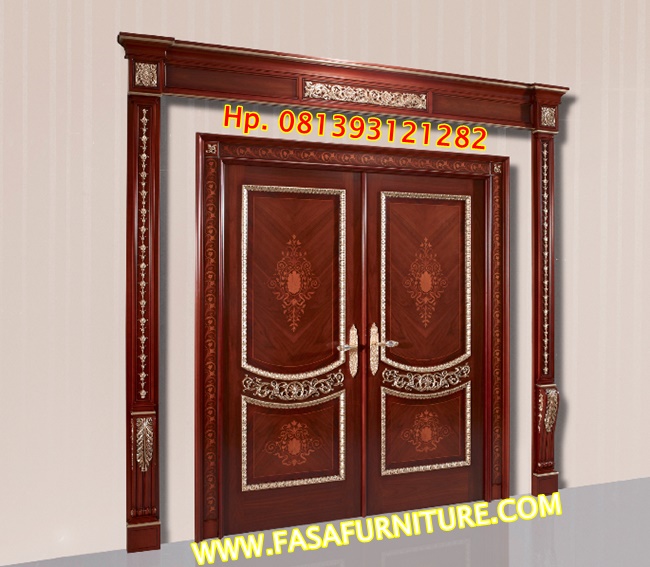 Kusen Pintu Kupu Tarung Ukir Royal Klasik