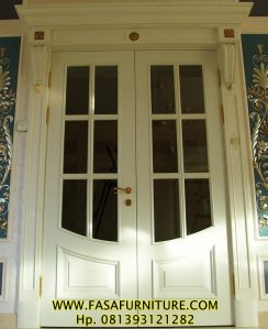 Kusen Pintu Utama Minimalis Ram Kaca Duco