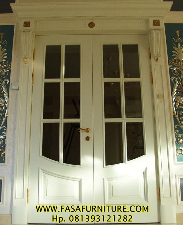 Kusen Pintu Utama Minimalis Ram Kaca Duco