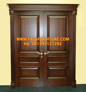 Pintu Rumah Klasik Minimalis Jati