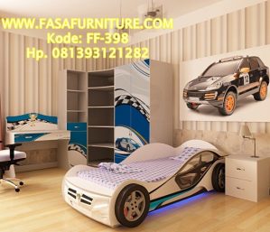 Set Kamar Tidur Anak Mobil Mewah