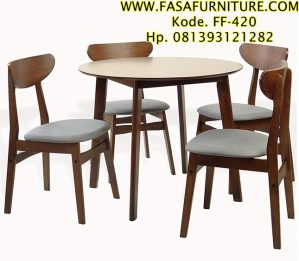 Set Meja Kursi Cafe Jakarta Modern