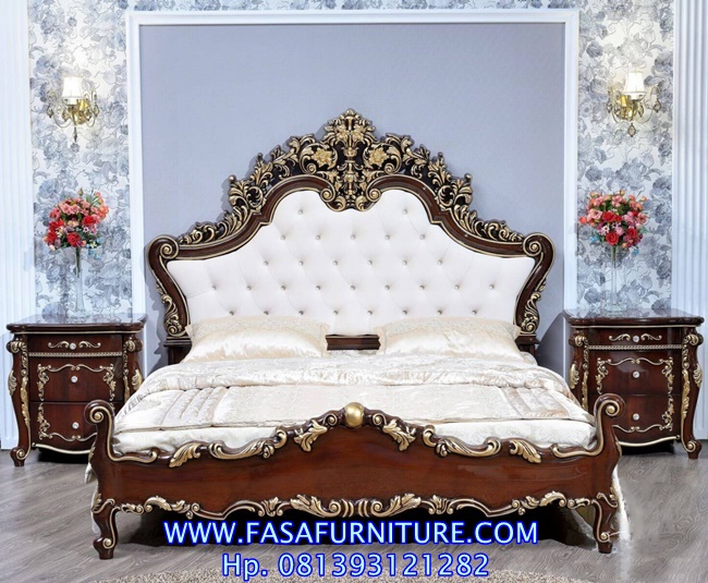 Jual Tempat Tidur Jati Ukiran Mewah