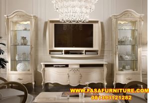 Desain Set Meja TV Klasik FF-461