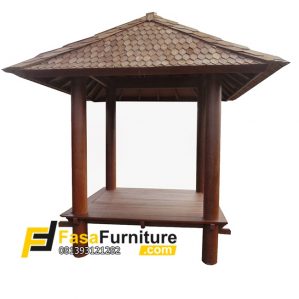 Jual Gazebo Murah Atap Sirap Elegan