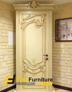 Pintu Kamar Ukir Klasik Minimalis FNP Jepara