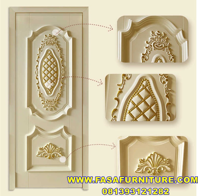 Pintu Kamar Ukir Model Klasik Eropa