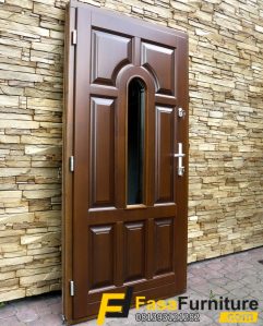 Pintu Kayu Jati Minimalis Plitur