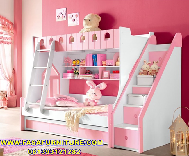 Tempat Tidur Anak Mami Model Tingkat Modern
