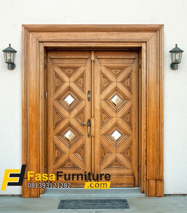 Pintu Kayu Jati Jepara Model Klasik