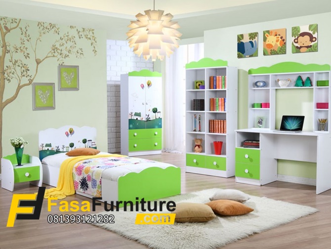 Set Tempat Tidur Anak Minimalis Terbaru Harga Murah