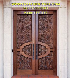 Set Pintu Utama Ukir Jepara